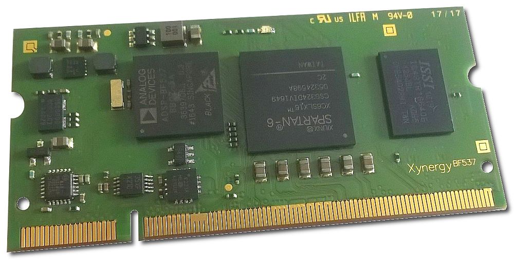 System-on-Module mit Blackfin ADSP-BF537 und Spartan-6 FPGA